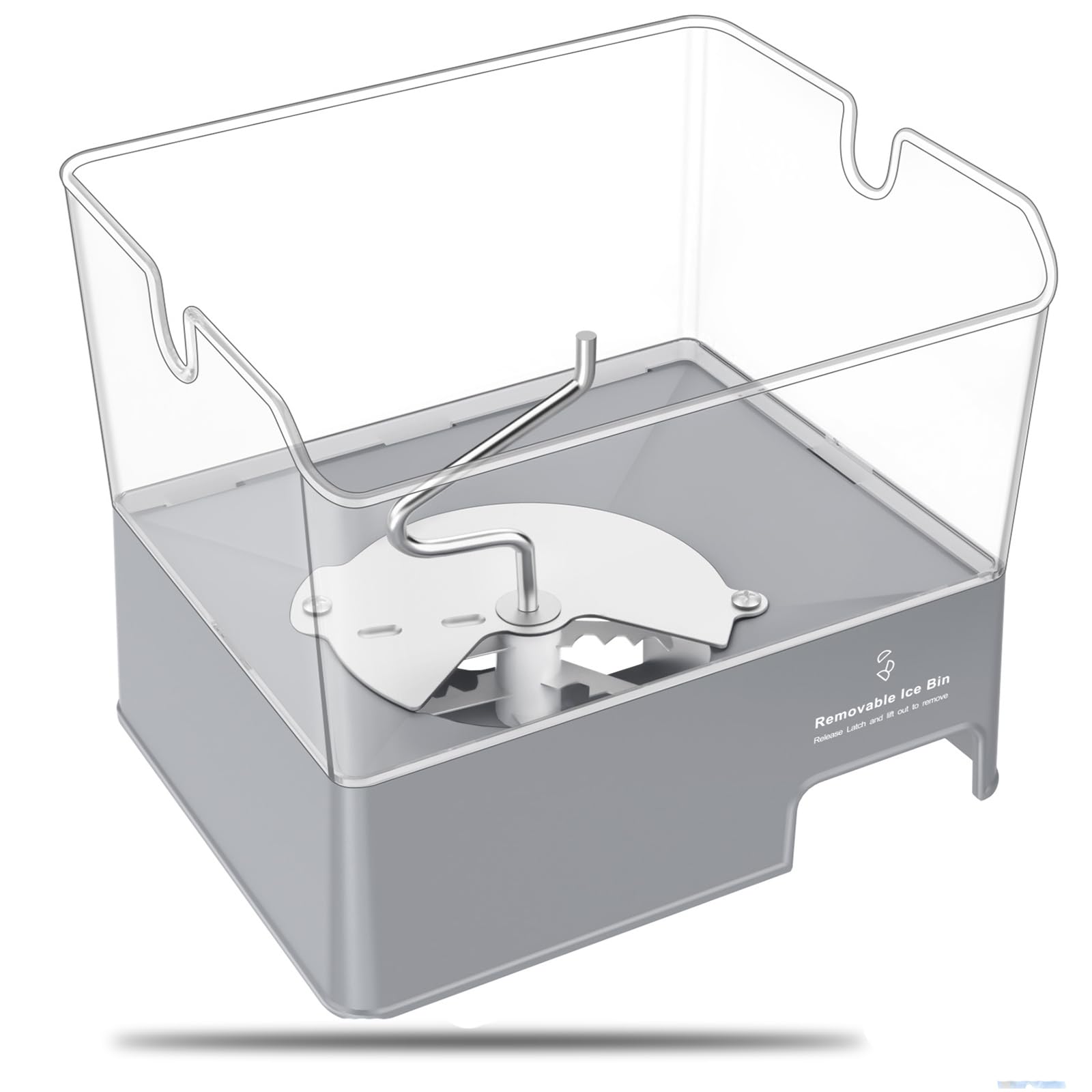 【heres】ICE BANGLE101 Amazon.com: Upgraded W11129522 Refrigerator Ice Bucket Compatible